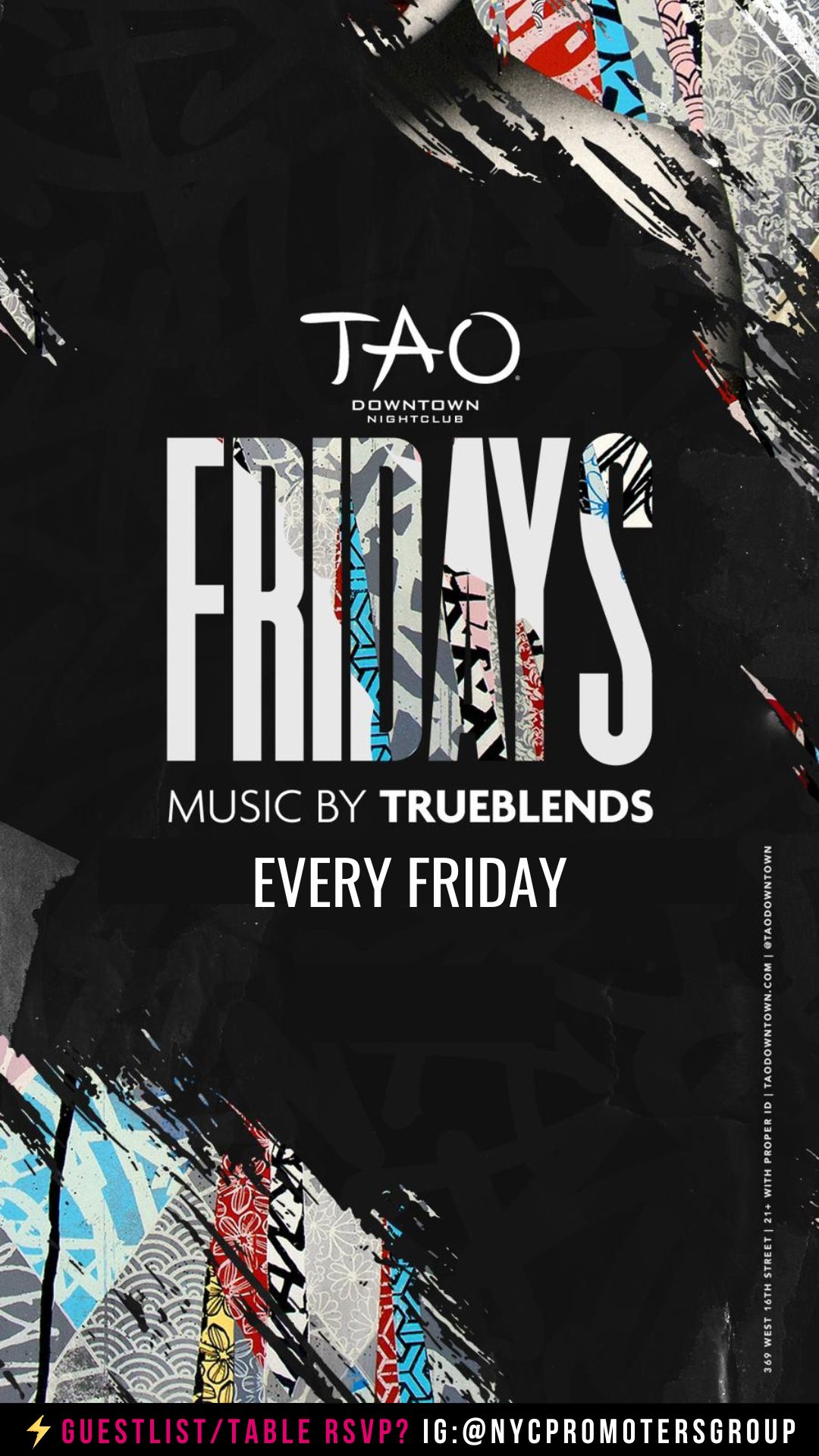 TAO NYC Nightclubs Fridays