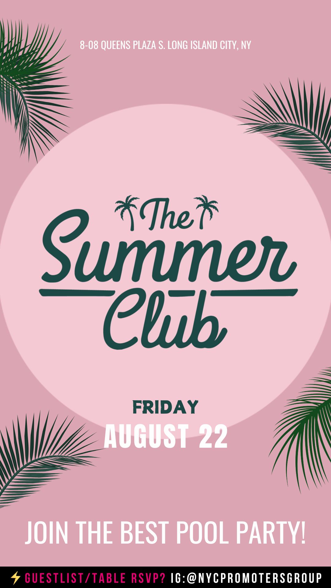 NYC POOL PARTY SUMMER CLUB