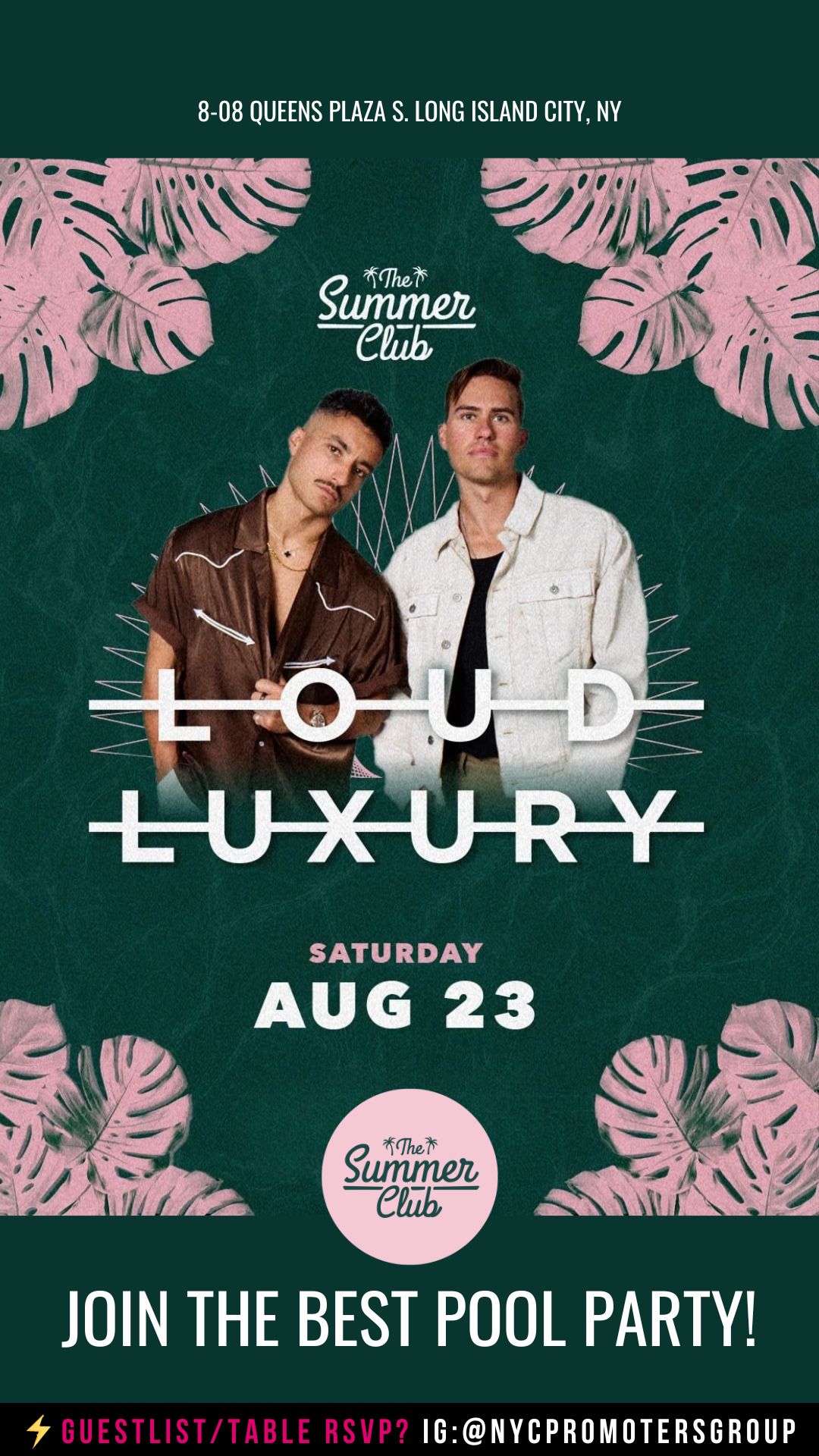 NYC POOL PARTY SUMMER CLUB