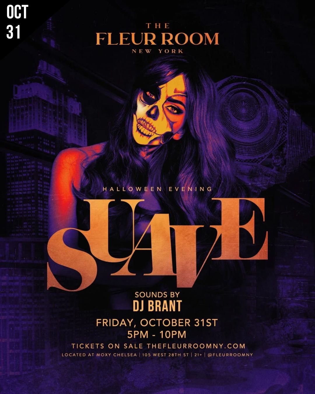 NYC HALLOWEEN 2025 FLEUR ROOM SUNSET