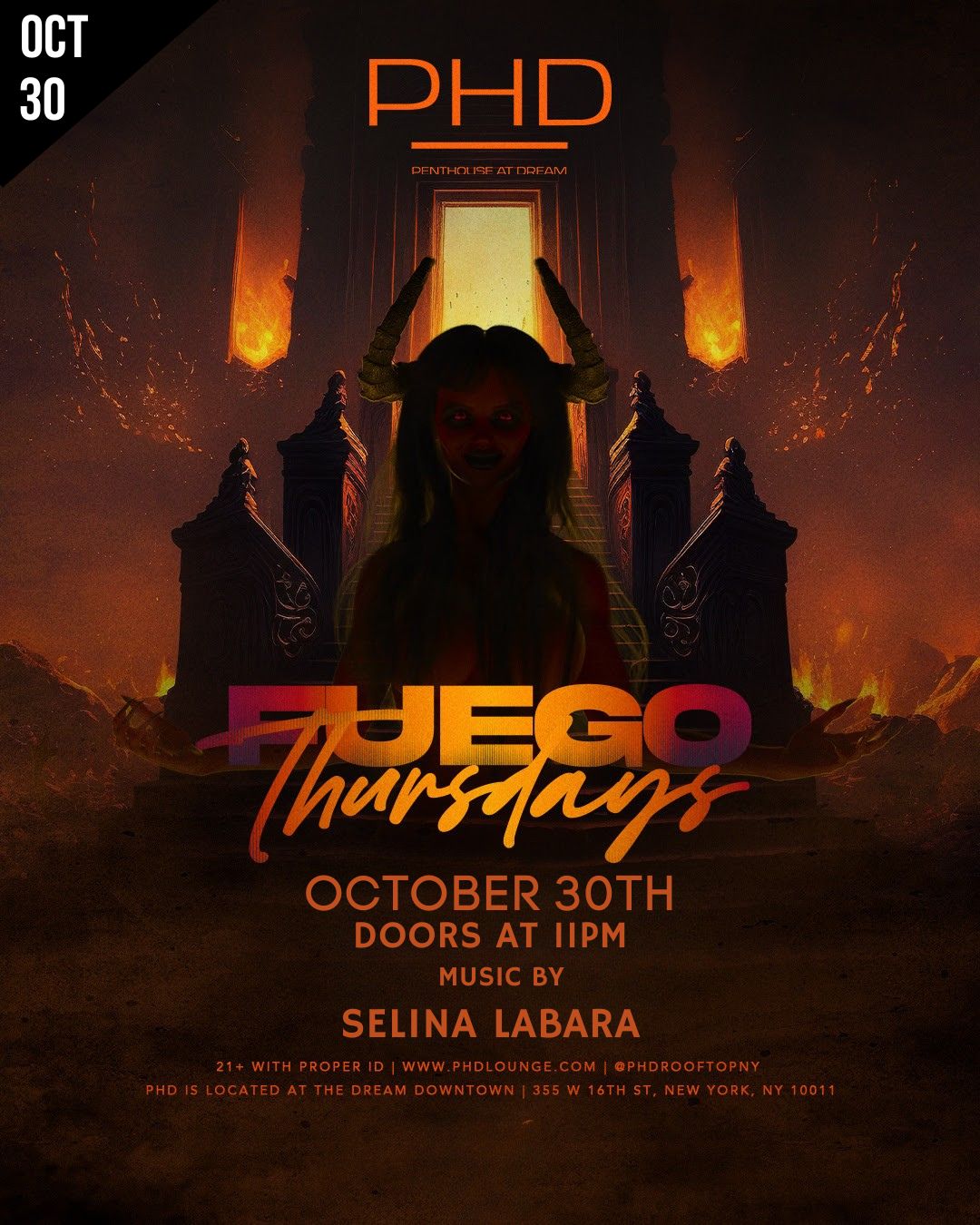 NYC HALLOWEEN 2025 PHD ROOFTOP 