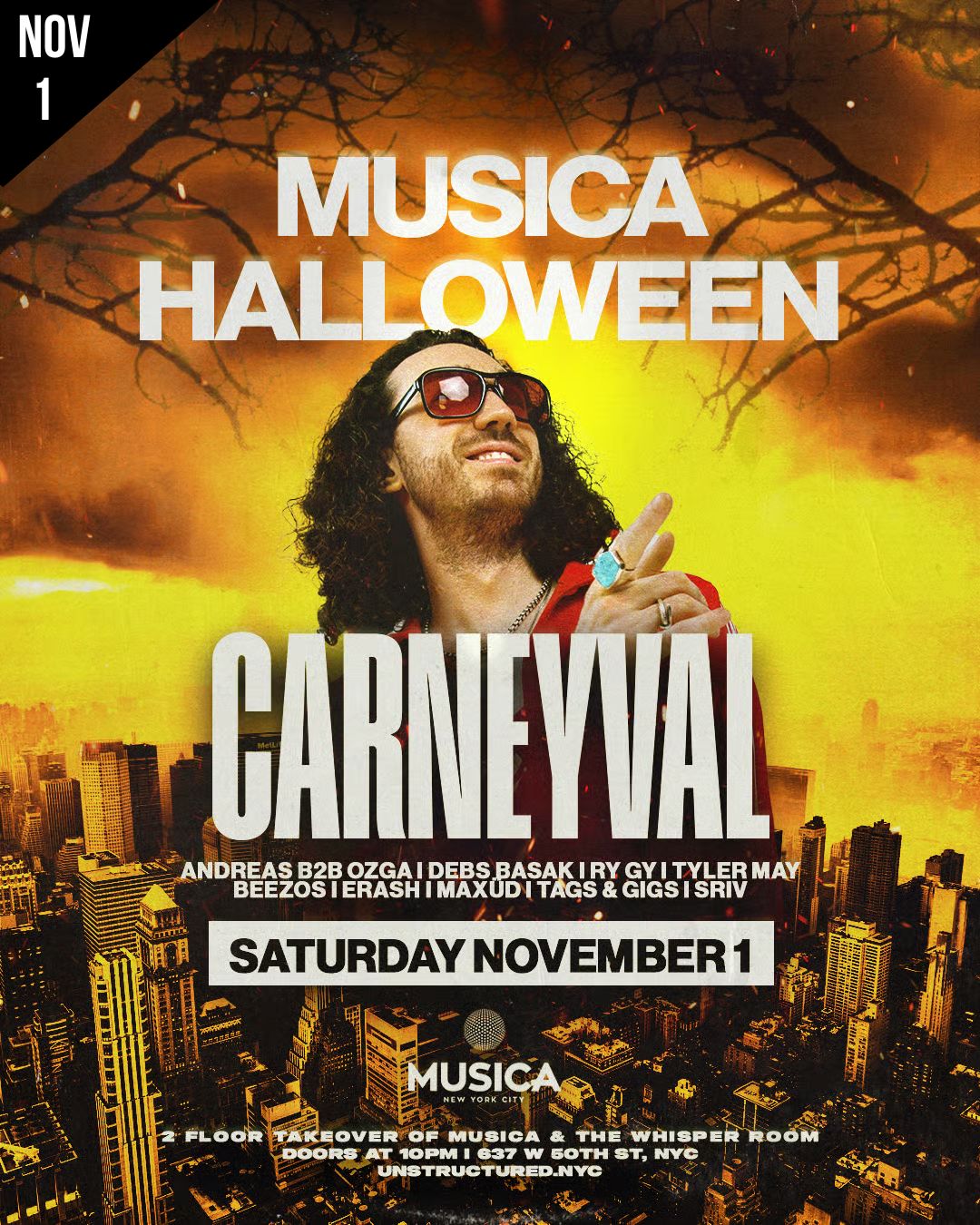NYC HALLOWEEN 2025 CARNEYVAL AT MUSICA