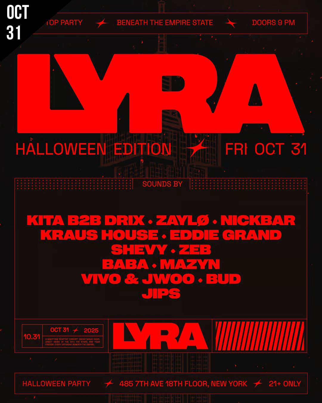 NYC HALLOWEEN 2025 MAGIC HOUR FRID