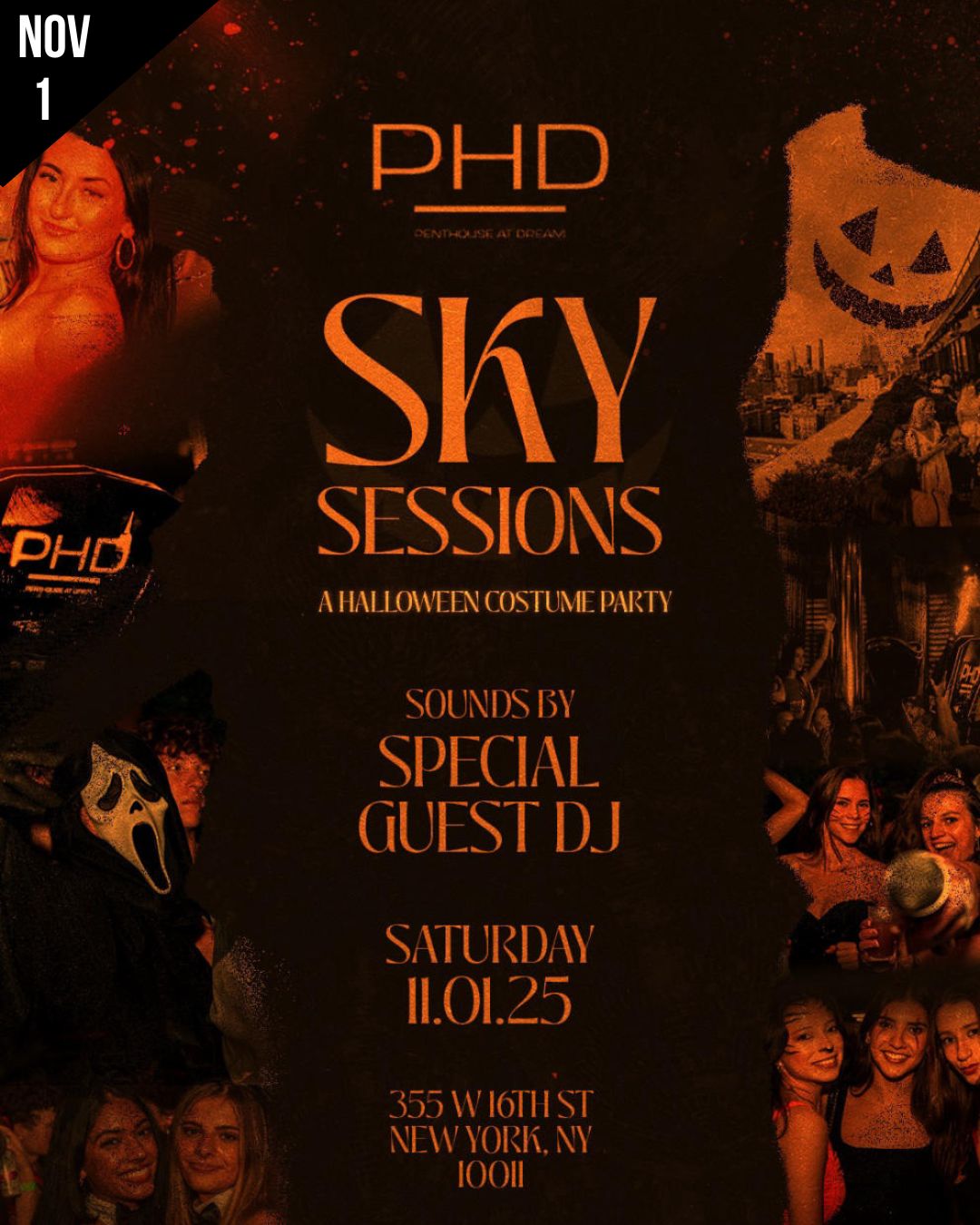 NYC HALLOWEEN 2025 PHD ROOFTOP SAT
