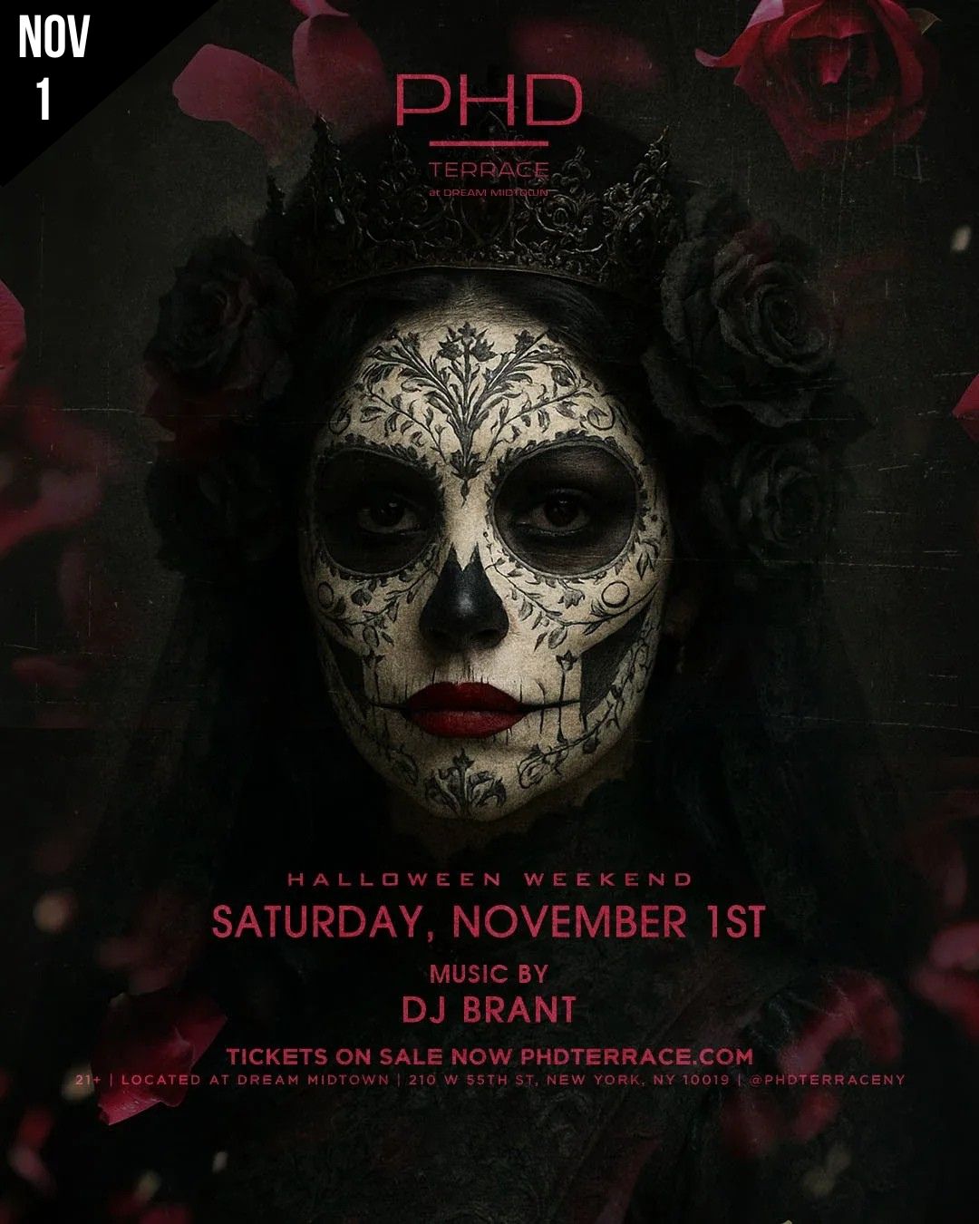 NYC HALLOWEEN 2025 PHD TERRACE SAT