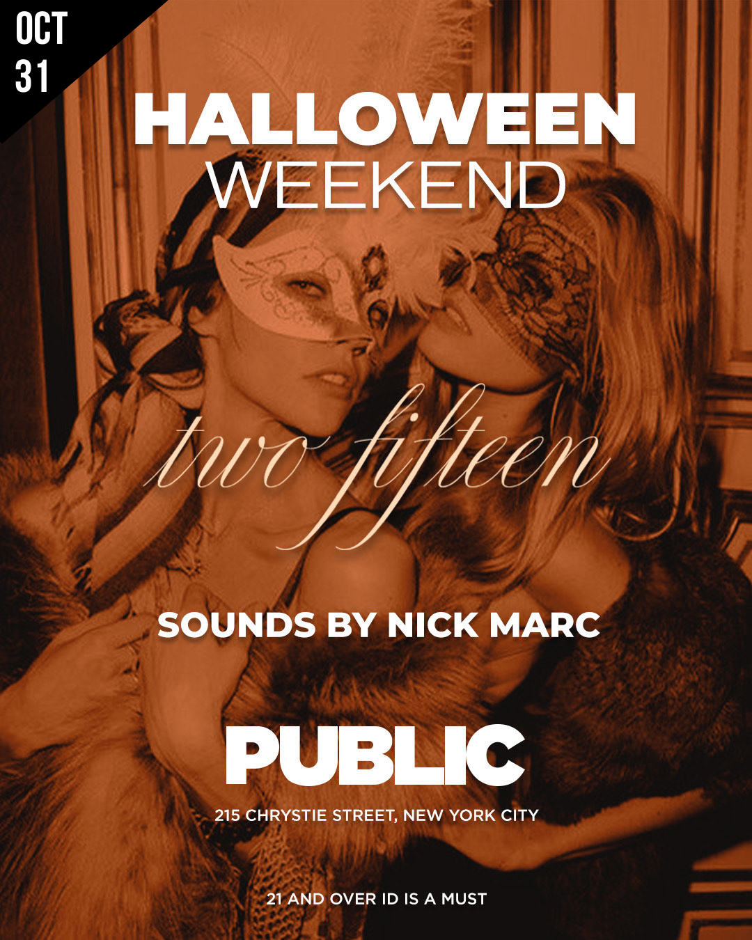NYC HALLOWEEN 2025 PUBLIC HOTEL FRID