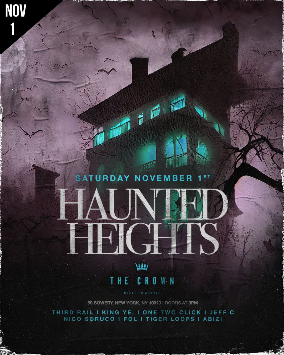 NYC HALLOWEEN 2025 THE CROWN SAT