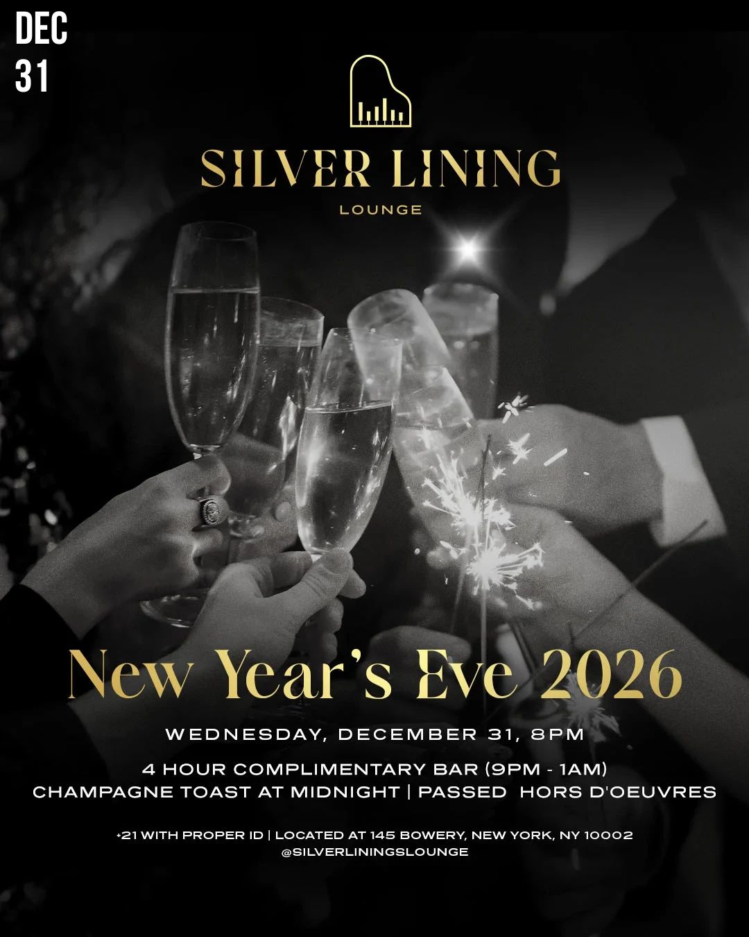 NYC NYE 2026 SILVER LINING NYC NYE 2026 SILVER LINING